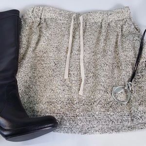 Lou & Grey Laser Cut Cotton Mini Skirt XS AY46